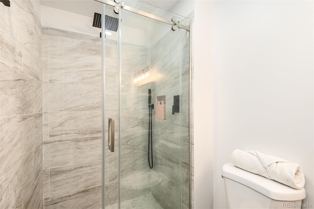 192 Little Creek Rd, Idaho Springs, CO 80452 - full bath with toilet and a shower stall