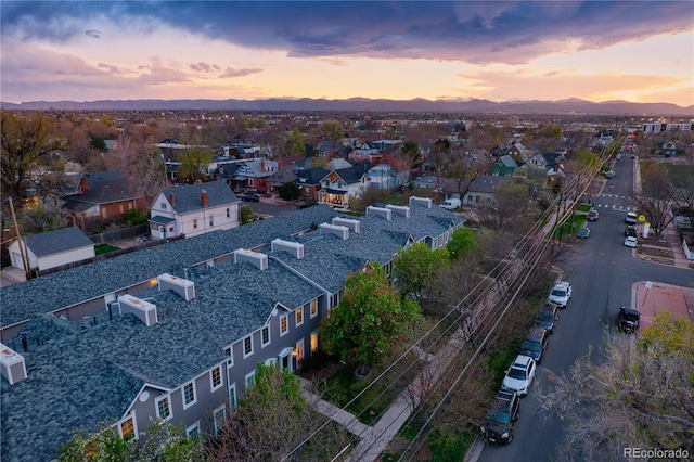 232 W 5th Ave, Denver, CO 80204 - bird's eye view with a residential view and a mountain view