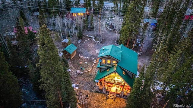 50 Pine St, Empire, CO 80438 - view from above of property