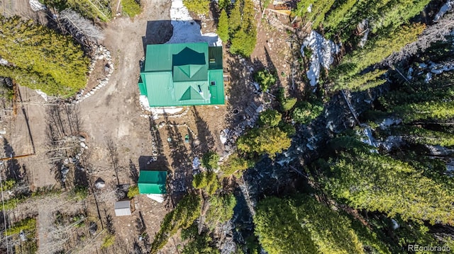 50 Pine St, Empire, CO 80438 - aerial view of property and surrounding area