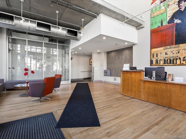 1499 Blake St Unit 3U, Denver, CO 80202 - reception with a towering ceiling