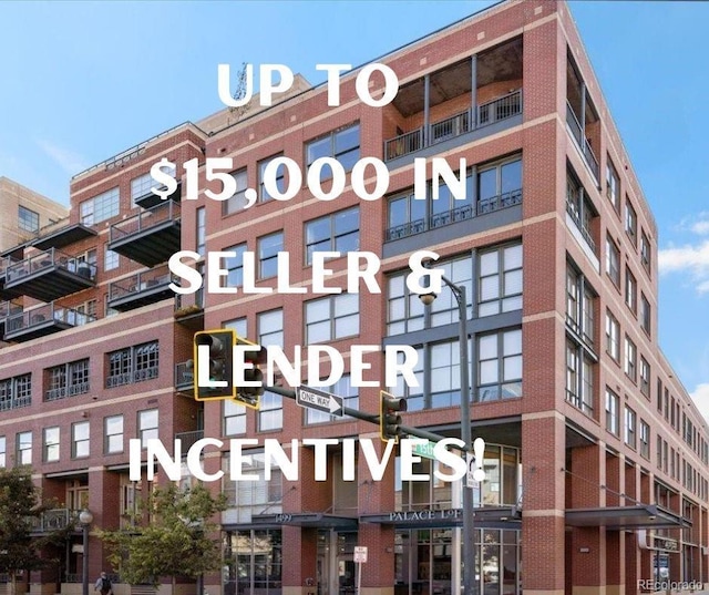 1499 Blake St Unit 3U, Denver, CO 80202 - view of apartment building / complex