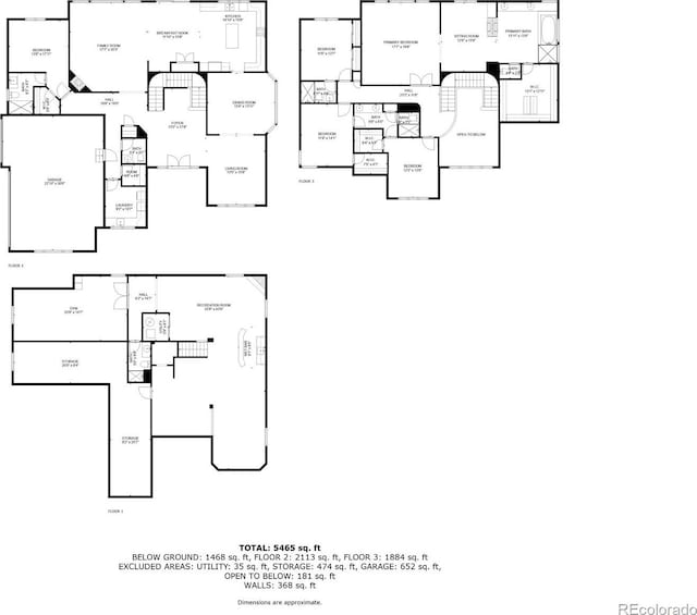 7119 S Riviera St, Aurora, CO 80016 - view of home floor plan
