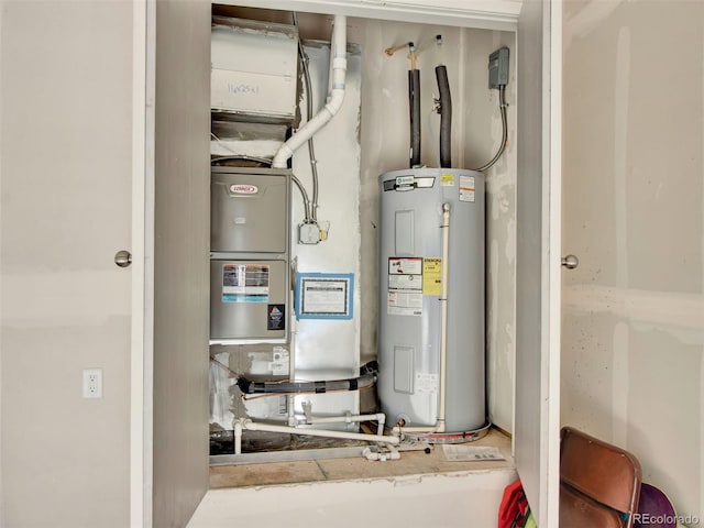 utilities featuring water heater