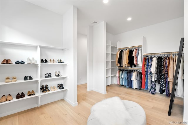 1001 S Adams St, Denver, CO 80209 - spacious closet featuring wood finished floors