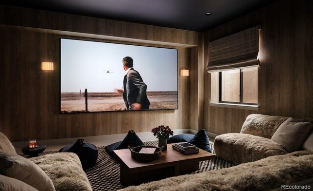 1001 S Adams St, Denver, CO 80209 - cinema with wood walls