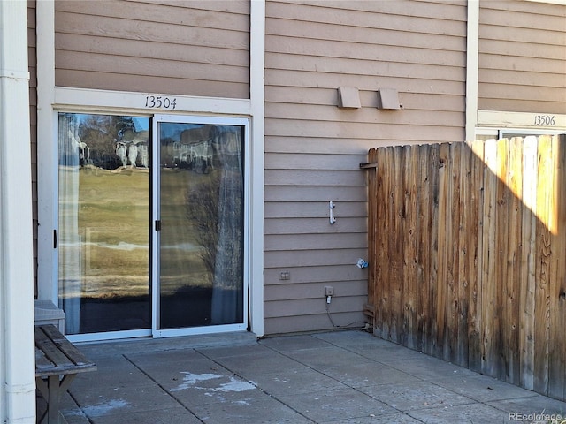 view of entrance to property