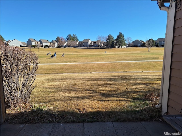 exterior space featuring a residential view