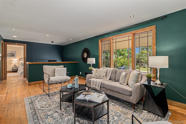 15 Pawnee Dr, Boulder, CO 80303 - living area with wood finished floors and recessed lighting