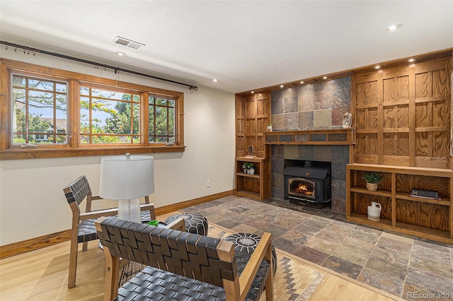 15 Pawnee Dr, Boulder, CO 80303 - living room featuring recessed lighting and stone tile flooring