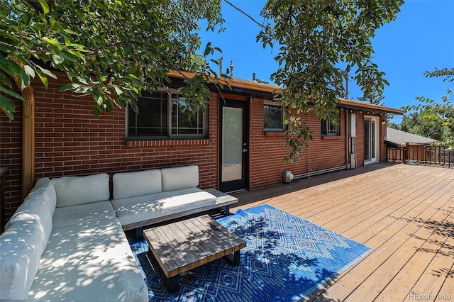 15 Pawnee Dr, Boulder, CO 80303 - wooden deck with an outdoor hangout area