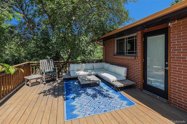 15 Pawnee Dr, Boulder, CO 80303 - deck featuring an outdoor living space