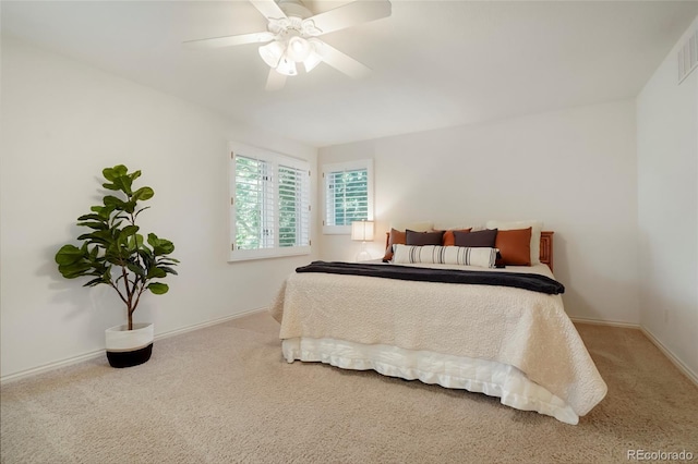 5530 Racquet Ln, Boulder, CO 80303 - bedroom with carpet floors and a ceiling fan