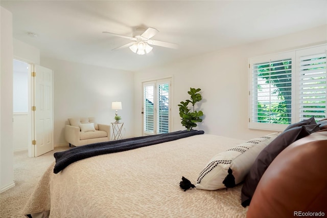 5530 Racquet Ln, Boulder, CO 80303 - carpeted bedroom featuring ceiling fan and baseboards