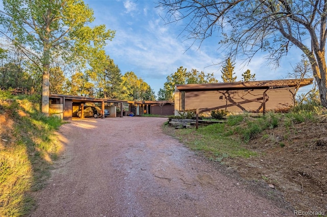 1455 La Mesa St, Colorado Springs, CO 80904 - exterior space with covered parking