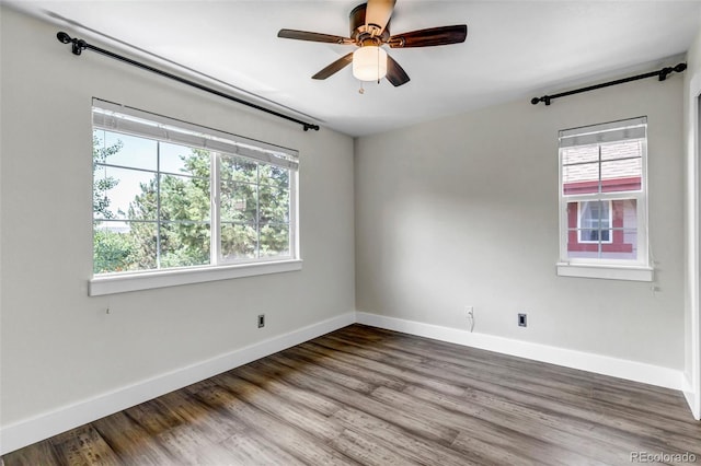 10609 Abilene St, Commerce City, CO 80022 - unfurnished room with wood finished floors and a ceiling fan