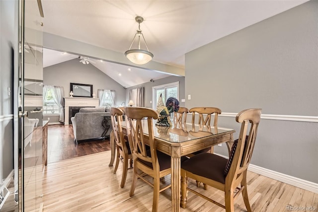 6072 Pierson Ct, Arvada, CO 80004 - dining room featuring wood finished floors and a ceiling fan