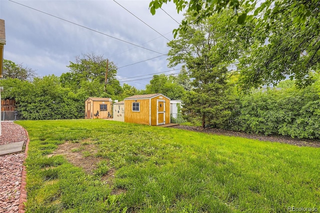 6072 Pierson Ct, Arvada, CO 80004 - view of yard with a storage unit