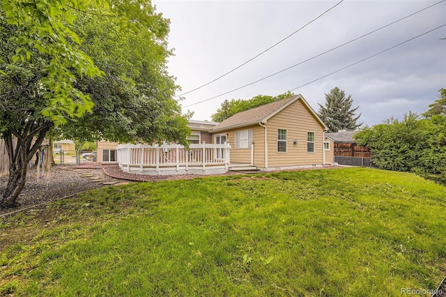 6072 Pierson Ct, Arvada, CO 80004 - back of house with a deck