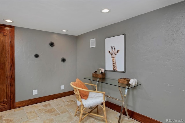 3237 N Josephine St, Denver, CO 80205 - office space featuring recessed lighting and light stone finish floors
