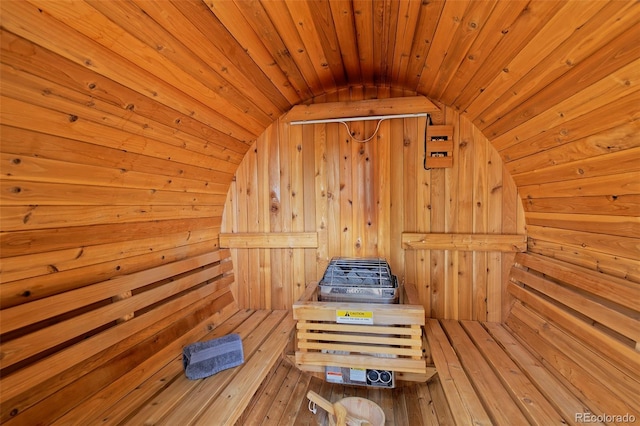 3237 N Josephine St, Denver, CO 80205 - sauna / steam room featuring wooden walls and wooden ceiling