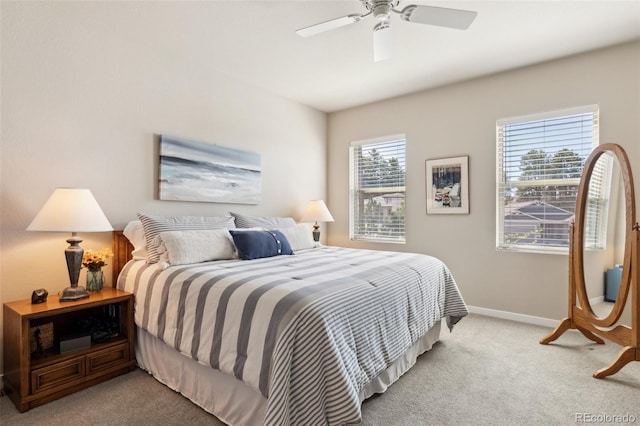 763 Sage Forest Ln, Monument, CO 80132 - carpeted bedroom featuring baseboards and ceiling fan