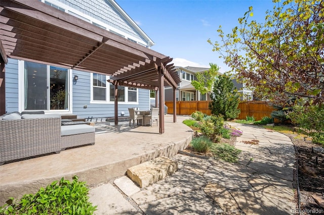 10057 Des Moines St, Parker, CO 80134 - view of patio with a pergola