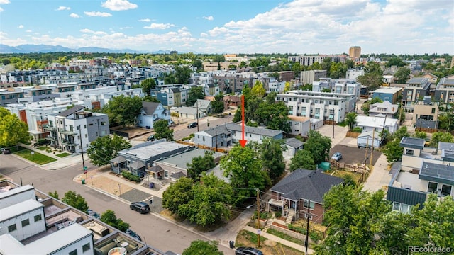 2635 W 24th Ave, Denver, CO 80211 - aerial view of a mountainous background