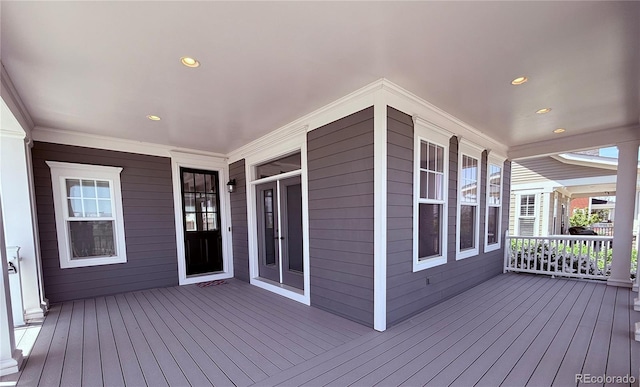 6023 Chester Way, Denver, CO 80238 - view of wooden porch