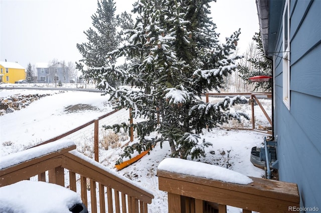 711 Clark St, Fairplay, CO 80440 - view of snowy yard