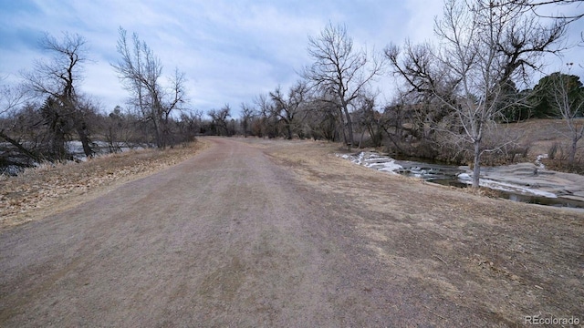 view of road