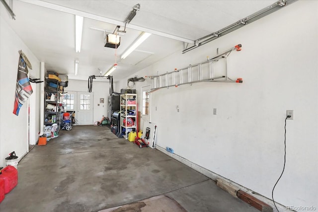 7631 Oak St, Arvada, CO 80005 - garage with a garage door opener