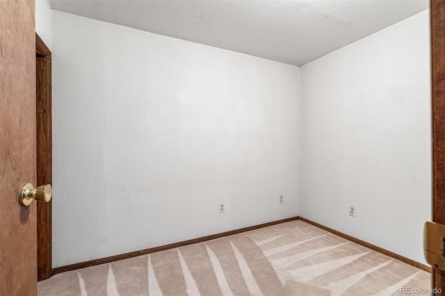 empty room with light carpet