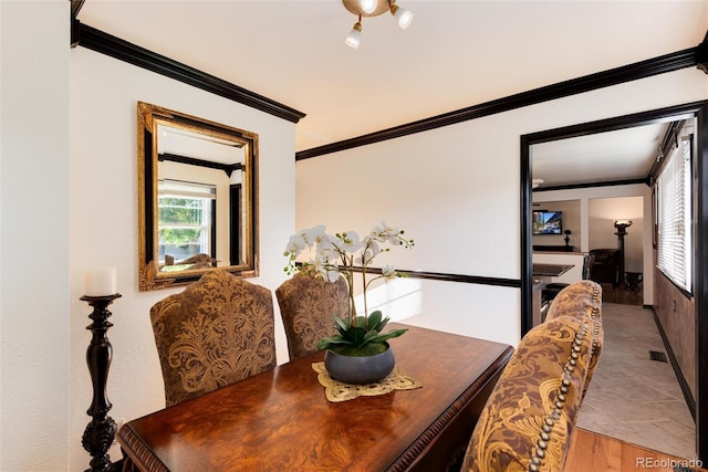 5215 S Washington St, Littleton, CO 80121 - dining area featuring ornamental molding