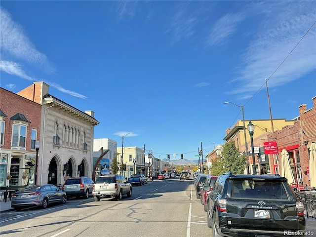 view of road