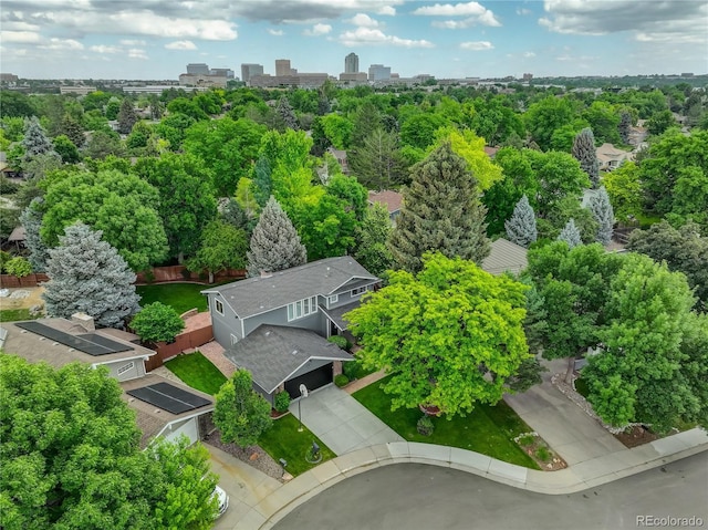 6338 S Oneida Ct, Centennial, CO 80111 - bird's eye view of a tree filled landscape