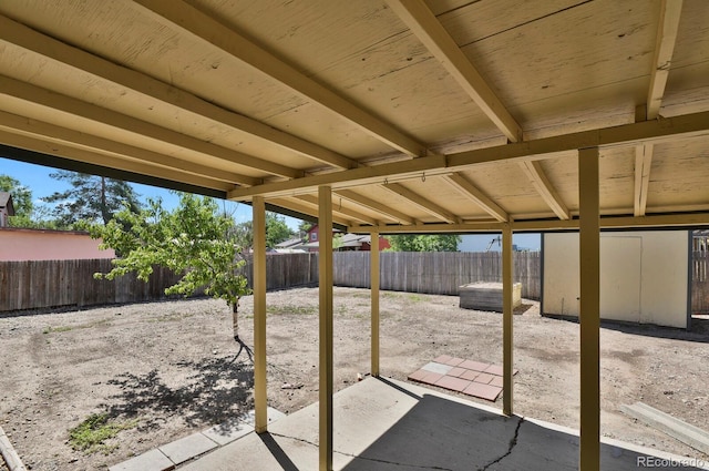 8381 Vine St, Denver, CO 80229 - fenced backyard with a patio area