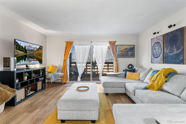 495 S Dayton St Unit 1C, Denver, CO 80247 - living area with wood finished floors