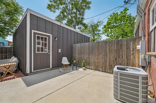 3444 Lawrence St, Denver, CO 80205 - view of outdoor structure with central AC unit
