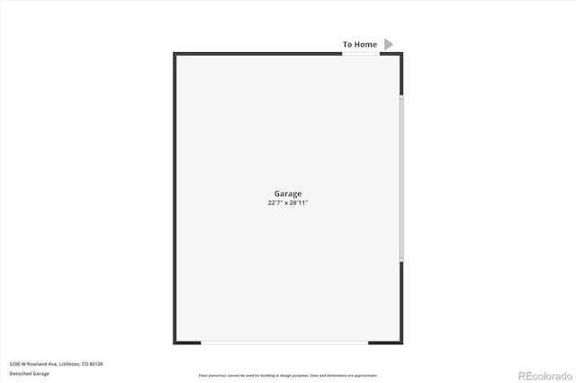 5200 W Rowland Ave, Littleton, CO 80128 - floor plan / room layout
