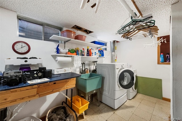 6040 Taft Ct, Arvada, CO 80004 - washroom with washer and dryer