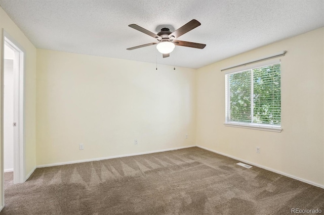 4947 S Espana Way, Centennial, CO 80015 - carpeted empty room with a ceiling fan and a textured ceiling