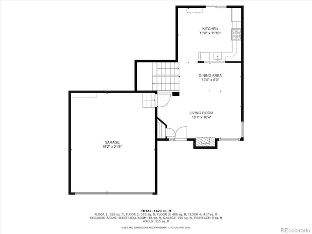 4947 S Espana Way, Centennial, CO 80015 - view of home floor plan