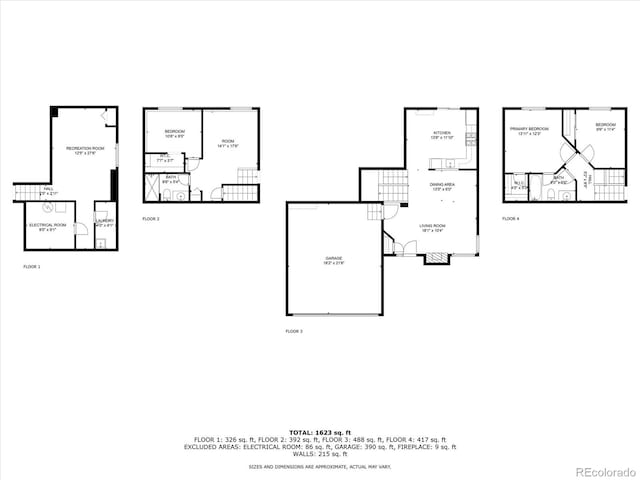 4947 S Espana Way, Centennial, CO 80015 - view of property floor plan