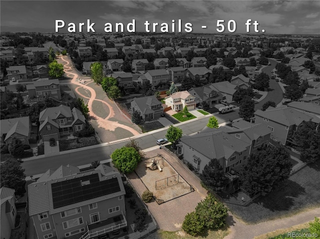 10245 Nottingham Dr, Parker, CO 80134 - aerial view of residential area