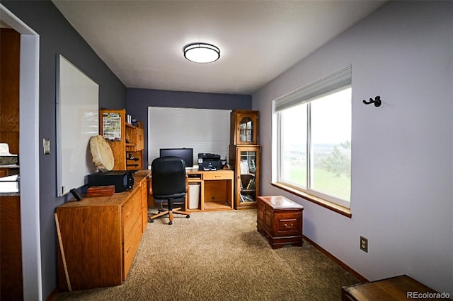 3530 Doolittle Rd, Monument, CO 80132 - home office featuring carpet