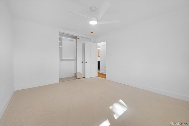5730 E 19th Ave, Denver, CO 80220 - carpeted empty room featuring ceiling fan and baseboards