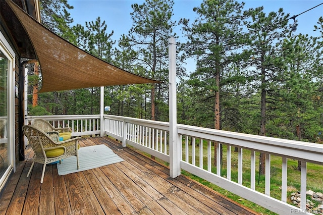 294 Kudu Trl, Bailey, CO 80421 - view of wooden deck