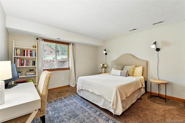 294 Kudu Trl, Bailey, CO 80421 - carpeted bedroom featuring baseboards and a desk