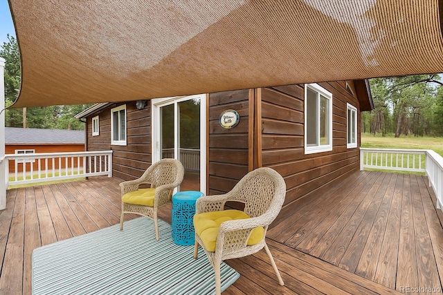 294 Kudu Trl, Bailey, CO 80421 - view of wooden deck
